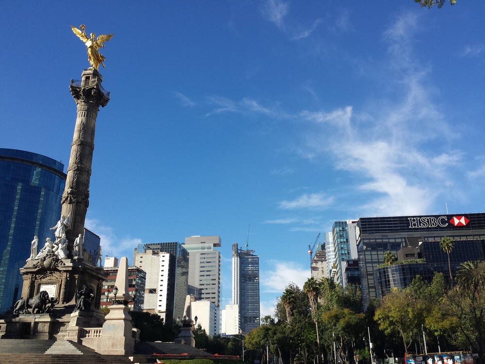 2015/01/03 Mexiko-Stadt - El Ángel de la Independencia.