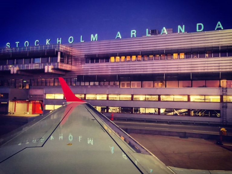 [An/auf/in der Luft]: Stockholm Arlanda Airport