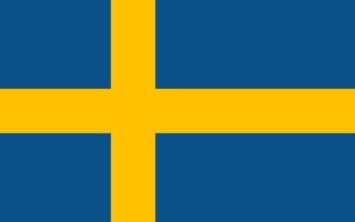 Sveriges flagga/Schwedens Flagge